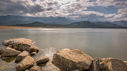 Lac de Codole in Balagne region of Corsica