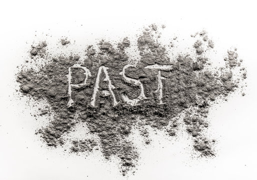 Word past written in fossil ash