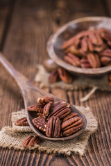 Some Pecan Nuts (selective focus)