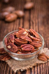 Some Pecan Nuts (selective focus)