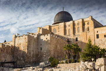 View to Jerusalem old city. Israel