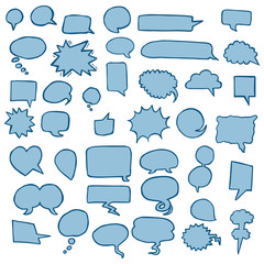 vector set of Speech Bubbles