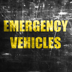 Emergency services sign