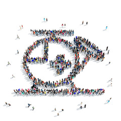 people  medical helicopter icon