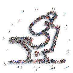 people exercise bike icon