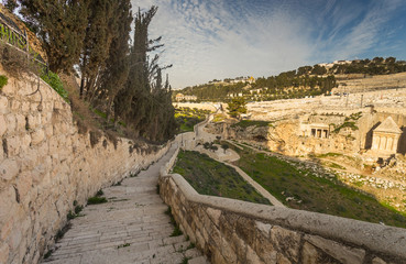 Fototapeta premium View to Jerusalem old city. Israel
