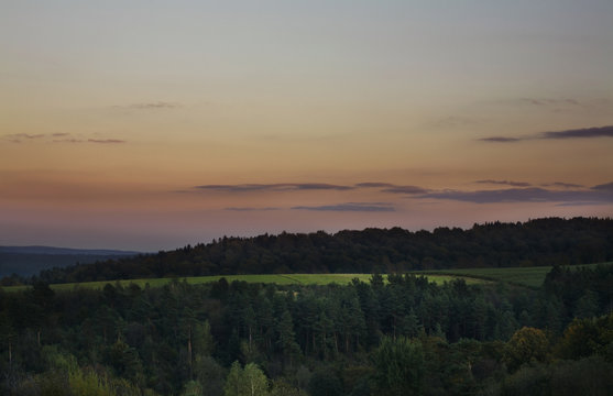 Landscape near Bircza. Podkarpackie Voivodeship. Poland