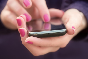 Using cellphone - shallow depth of field.