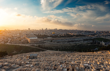 View to Jerusalem old city. Israel - 105326662