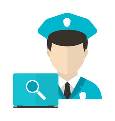 Personal computer security. Security concept. Antivirus. Safety concept