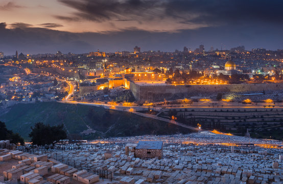 View to Jerusalem old city. Israel