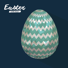 easter low poly design 