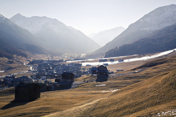 Alpine mountains in north Italy