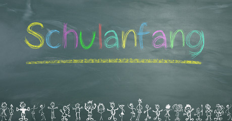 Fototapeta premium Schulanfang