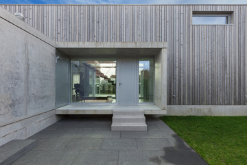 Entrance of a modern house