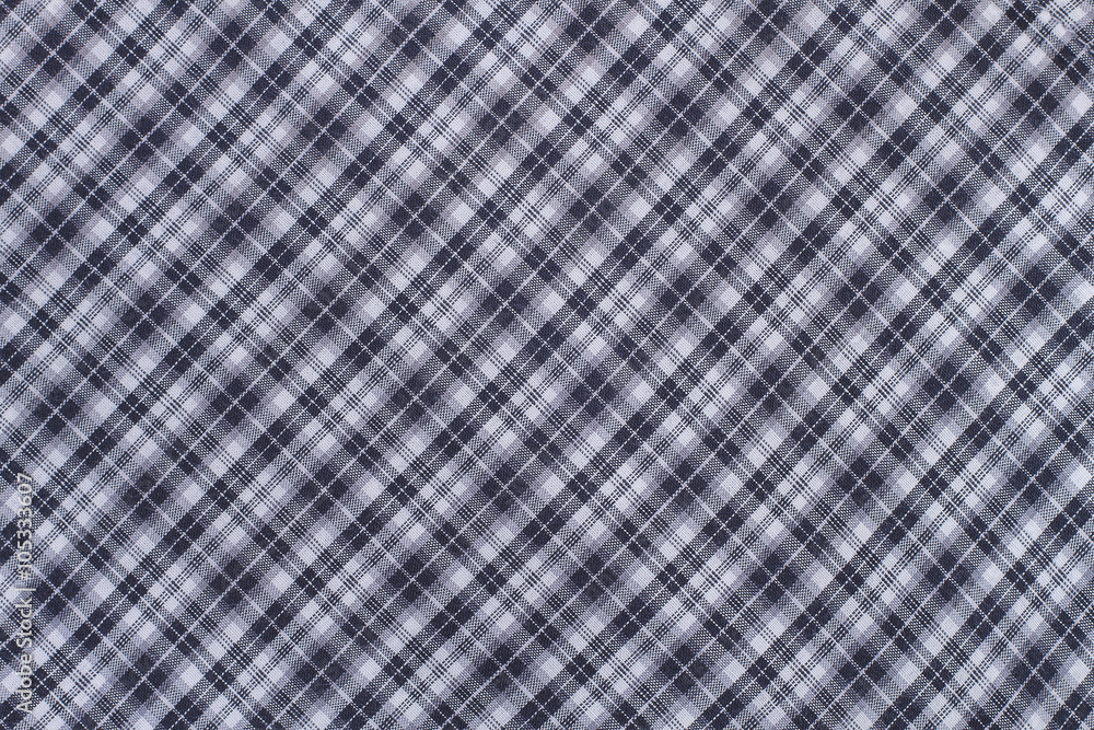 Poster Checked woven texture for pattern and background