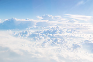 Cloudscape Blue sky and white cloud