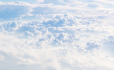 Cloudscape Blue sky and white cloud