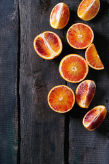 Blood orange fruit