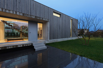 Fototapeta premium Entrance of a modern house