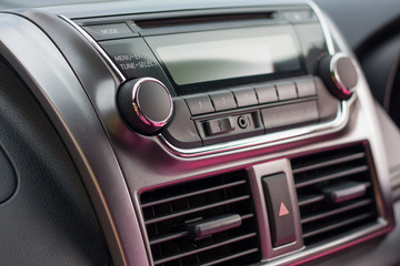 Fototapeta premium new modern car interior