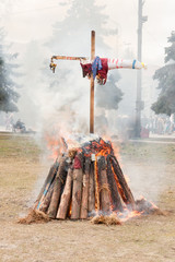 Сожжение Масленицы. Проводы зимы