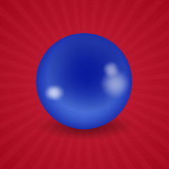 set of billiard balls, billiards, American blue ball