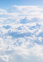 Cloudscape Blue sky and white cloud