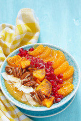 Fall Smoothie in a bowl