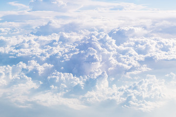Cloudscape Blue sky and white cloud
