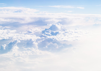 Cloudscape Blue sky and white cloud