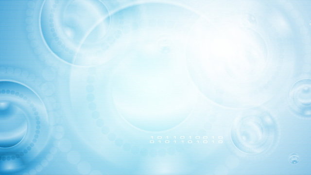 Bright blue abstract technology motion background. Video animation HD 1920x1080