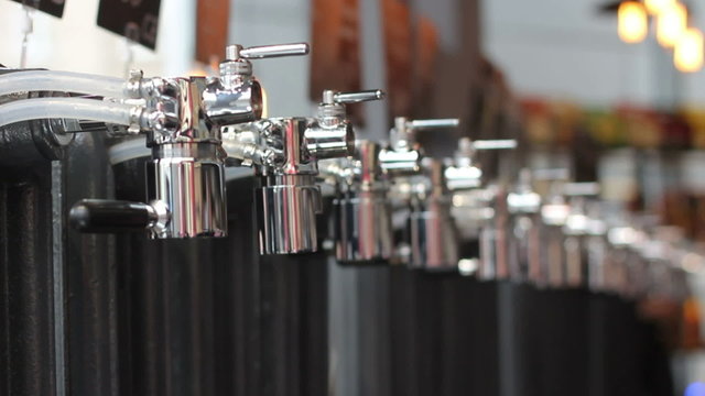beer tap without bottles