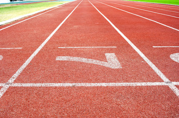 Athletics Stadium Running track number 7