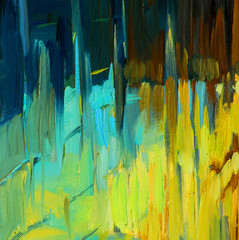 abstract painting for an interior, illustration