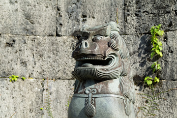 Fototapeta na wymiar Lion statue