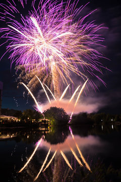Feuerwerk Ulm Volksfest Friedrichsau