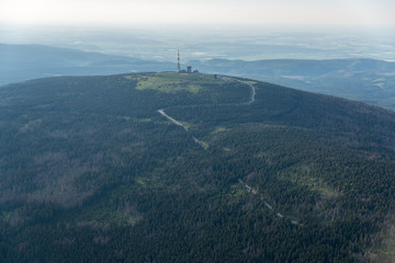 Anflug zum Brocken 1142m NN aus Richtung Süd