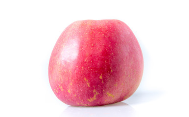 red apple isolated on white background
