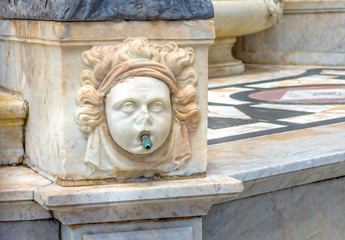 La fontaine d'Orion à Messine.Sicile.