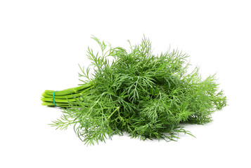 Fresh dill isolated.