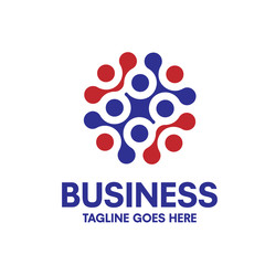 Abstract  technology circle software dot vector logo icon