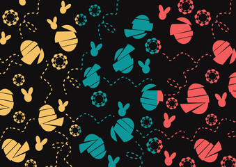 Easter Background theme,Kids theme,vector EPS10