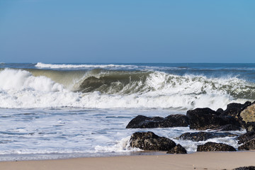 Atlantic waves in Portugal