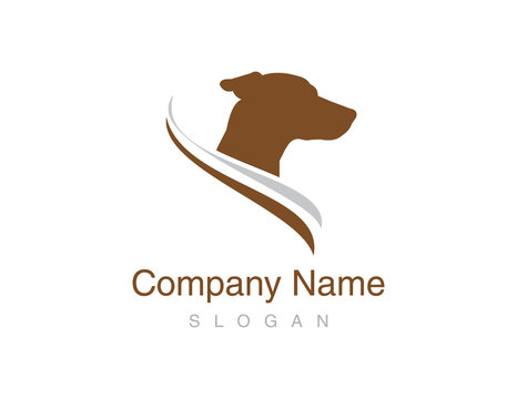 Jack russel dog logo