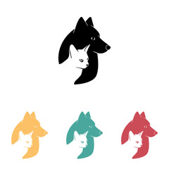 dog and cat  icon