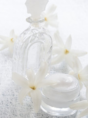natural cosmetics, fresh as spring flowers