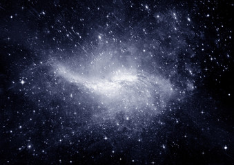 galaxy in a free space
