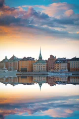 Gordijnen Stockholm, Sweden cityscape © Aliaksei