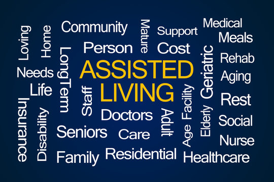 Assisted Living Word Cloud